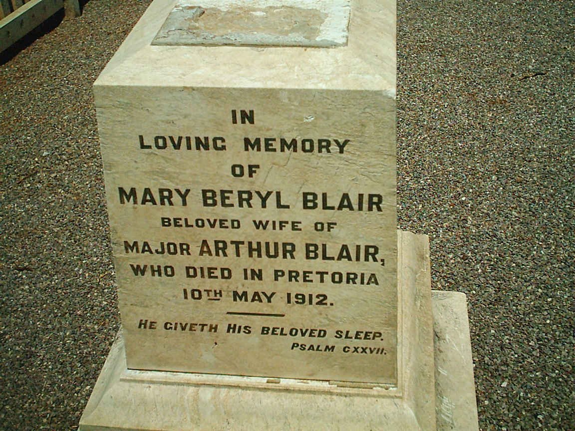 BLAIR Mary Beryl -1912