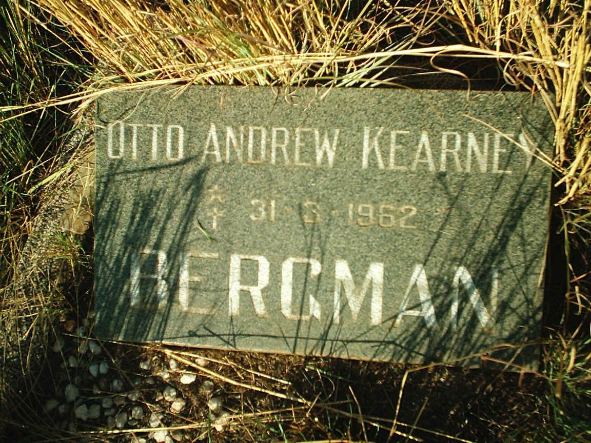 BERGMAN Otto Andrew Kearney -1962