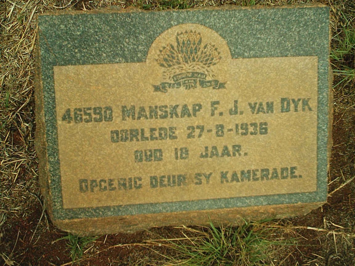 DYK F.J., van -1936