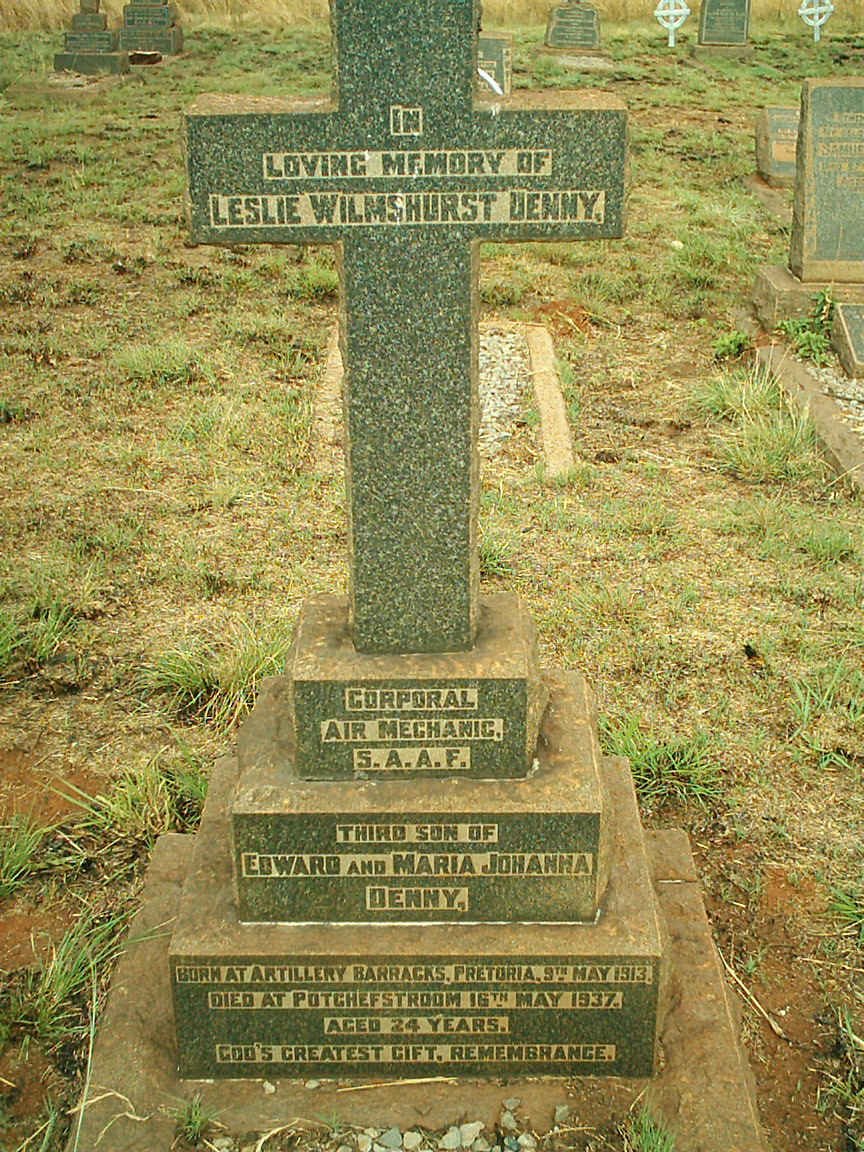 DENNY Leslie Wilmshurst -1937