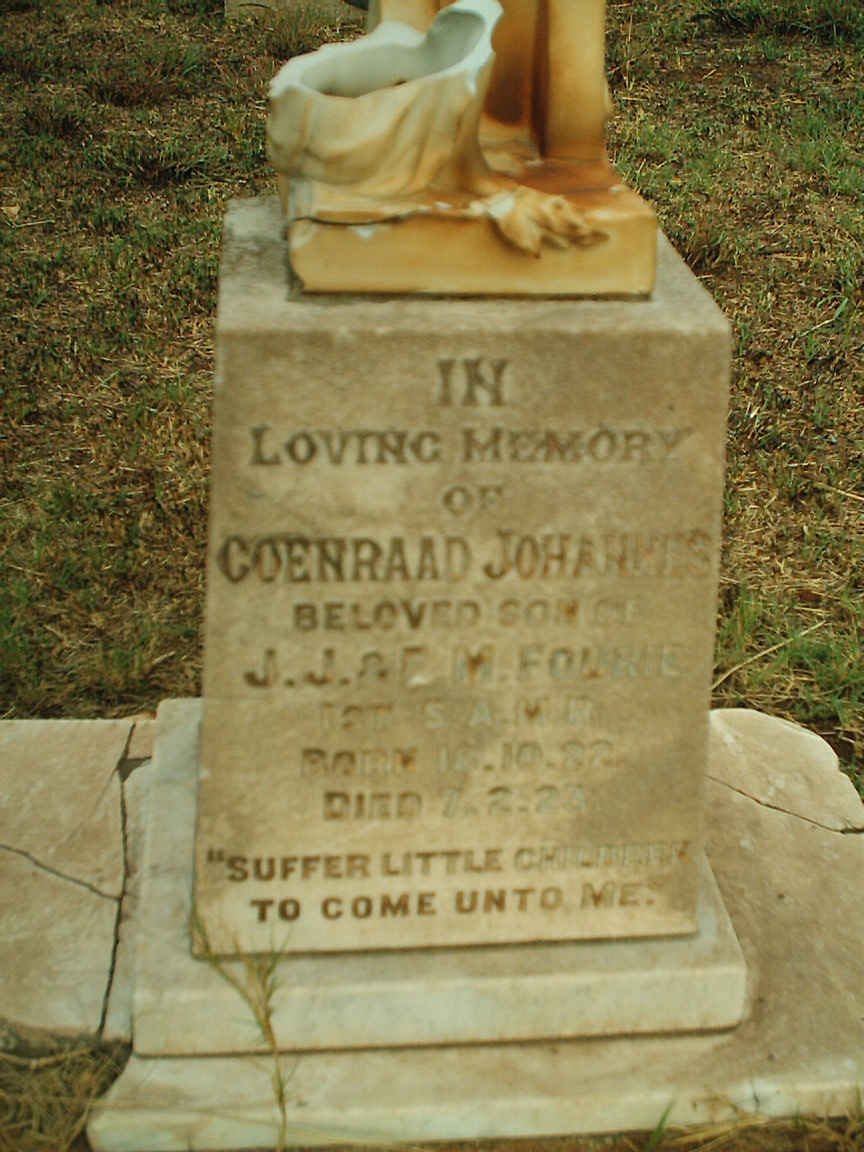 FOURIE Coenraad Johannes 1922-1924