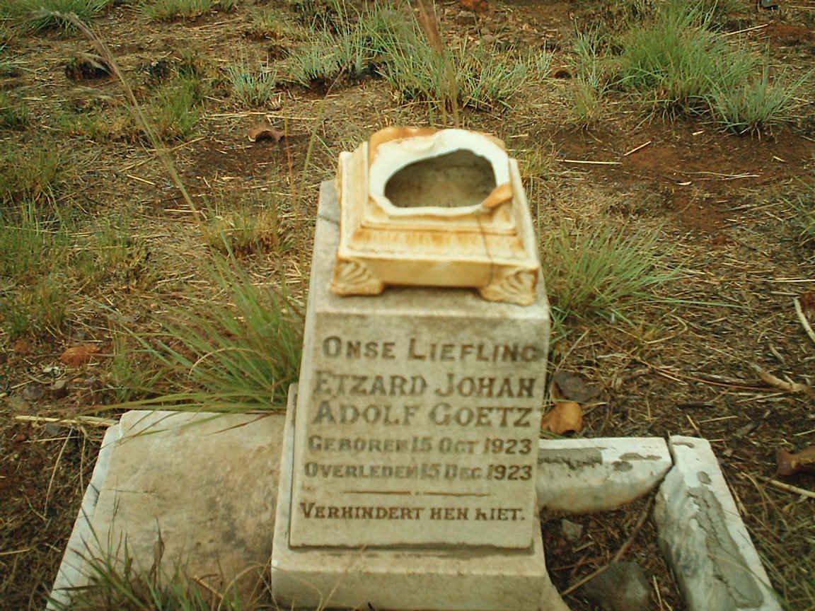 GOETZ Etzard Johan Adolf 1923-1923