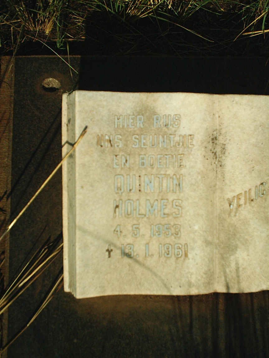 HOLMES Quintin 1953-1961