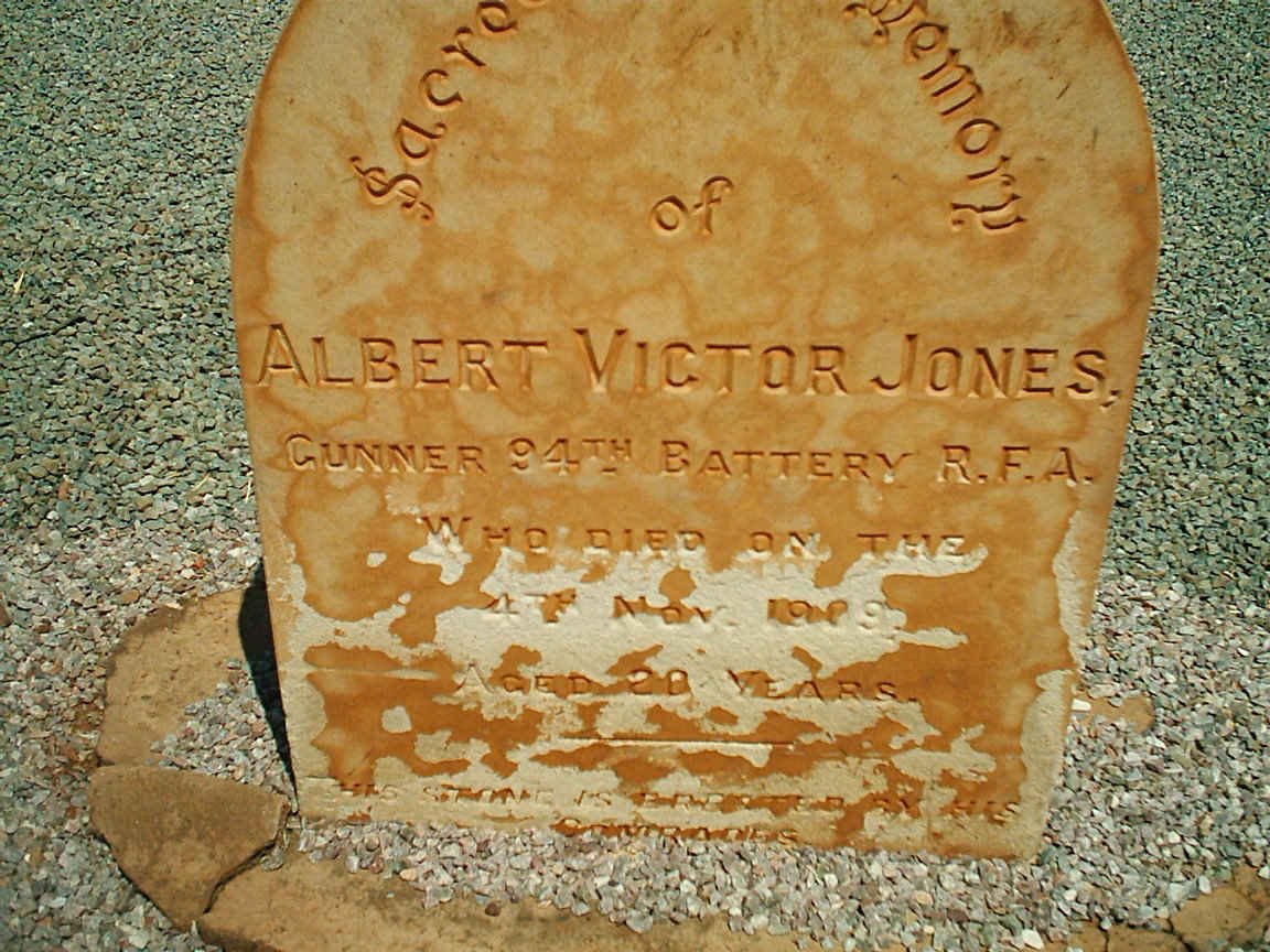 JONES Albert Victor -1909