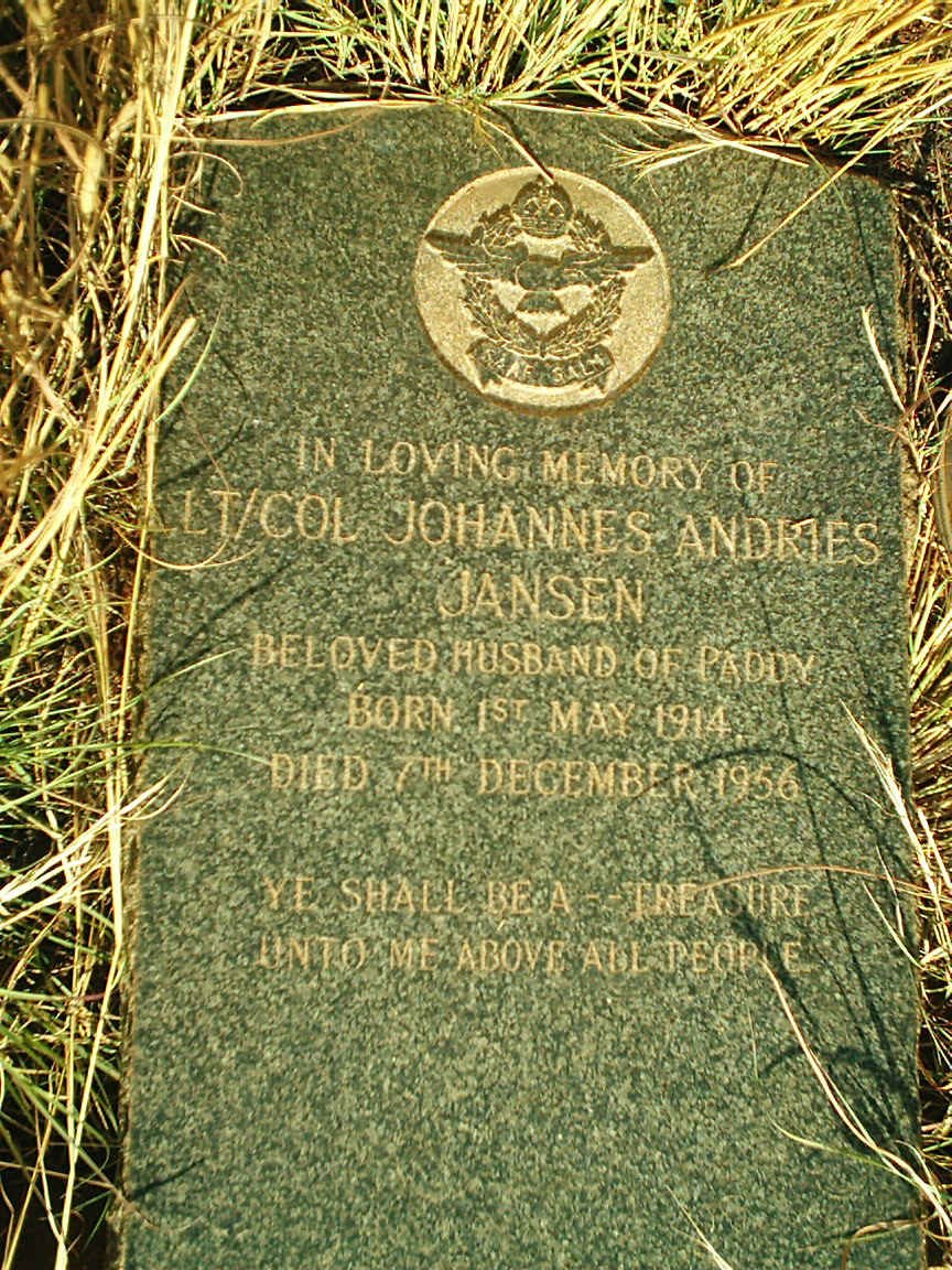 JANSEN Johannes Andries 1914-1956