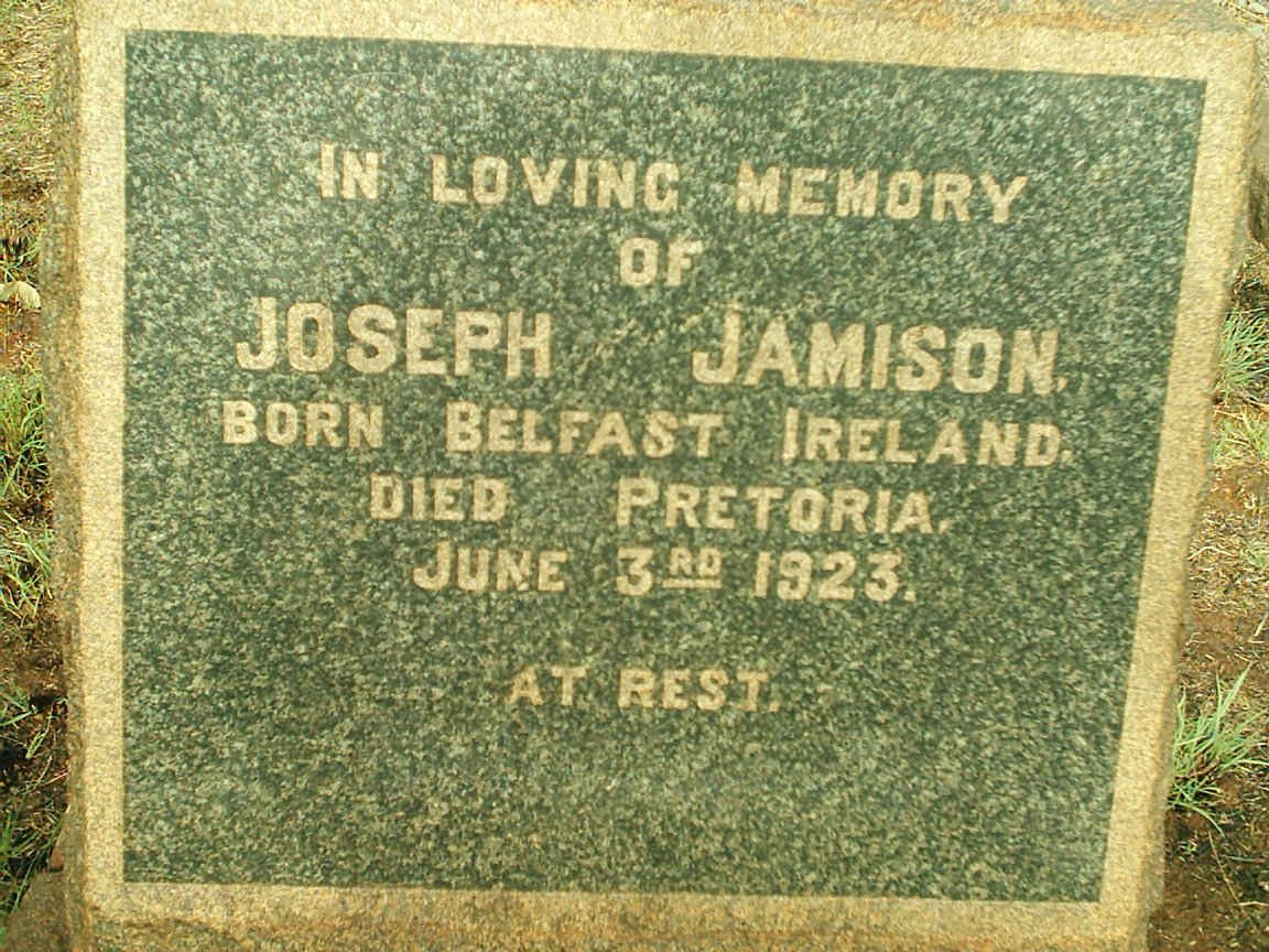 JAMISON Joseph -1923