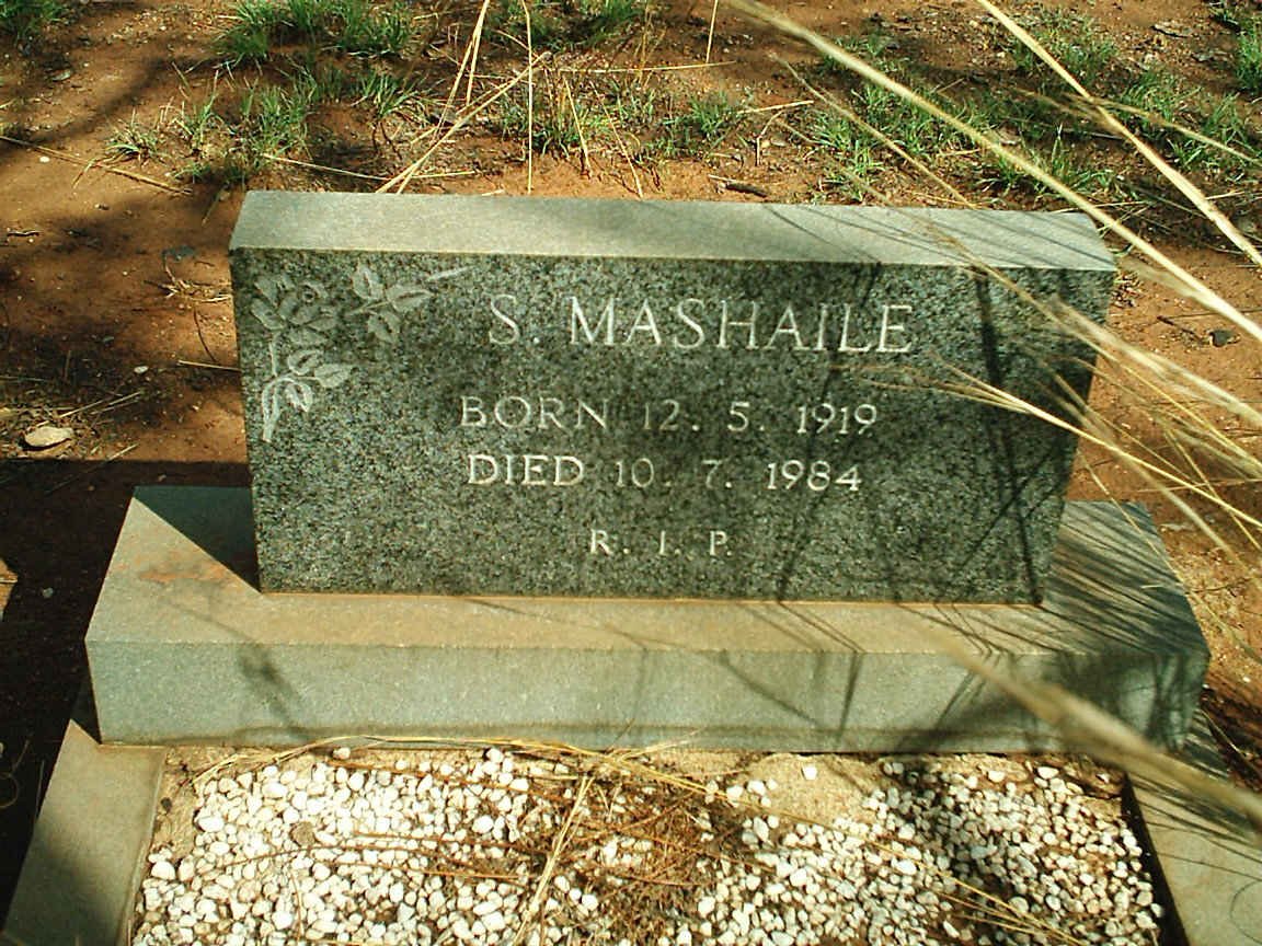 MASHAILE S. 1919-1984