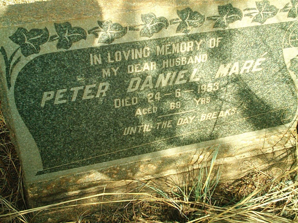 MARE Peter Daniel -1953