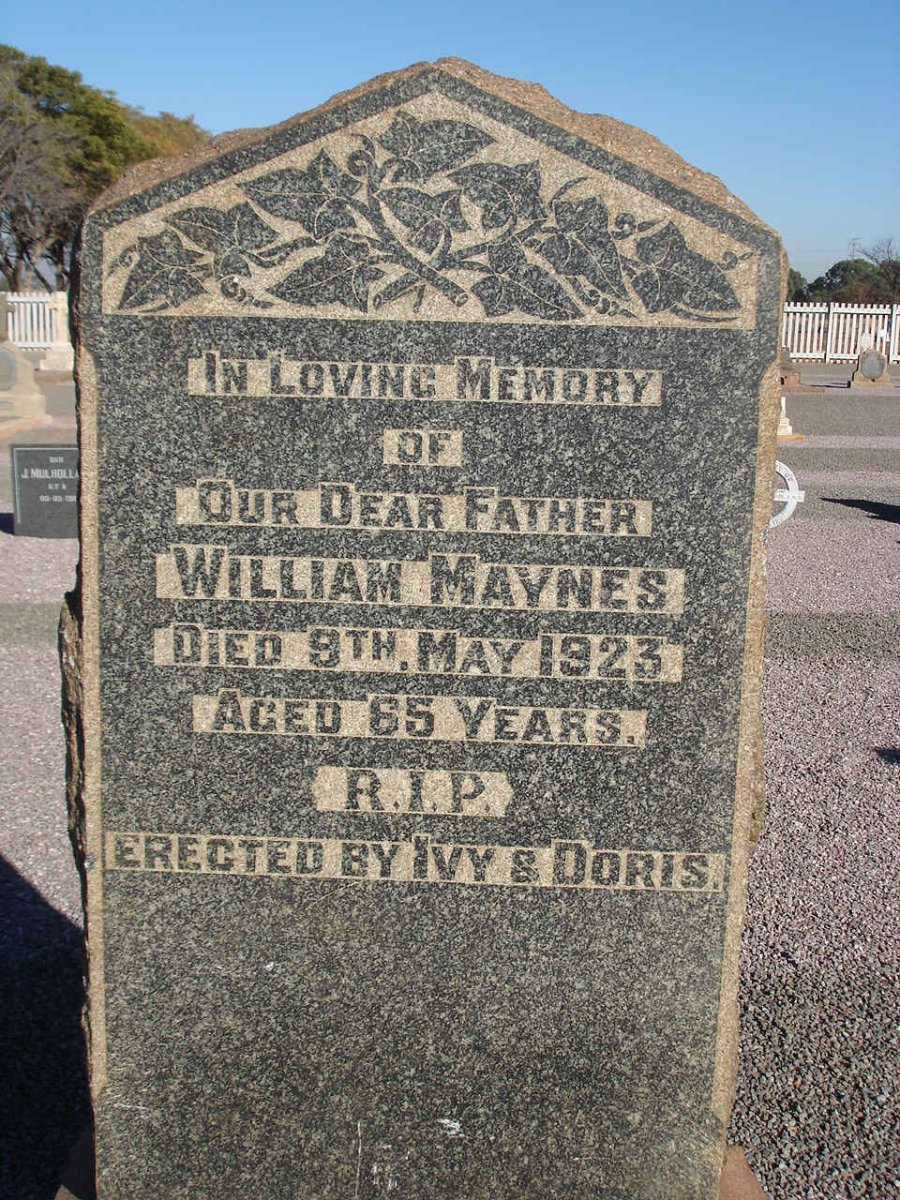 MAYNES William -1923