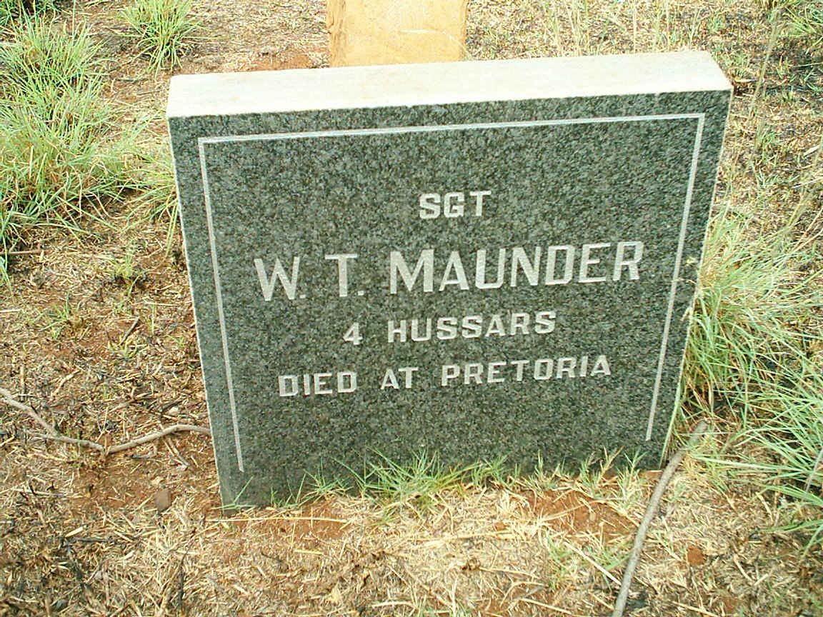 MAUNDER W.T.