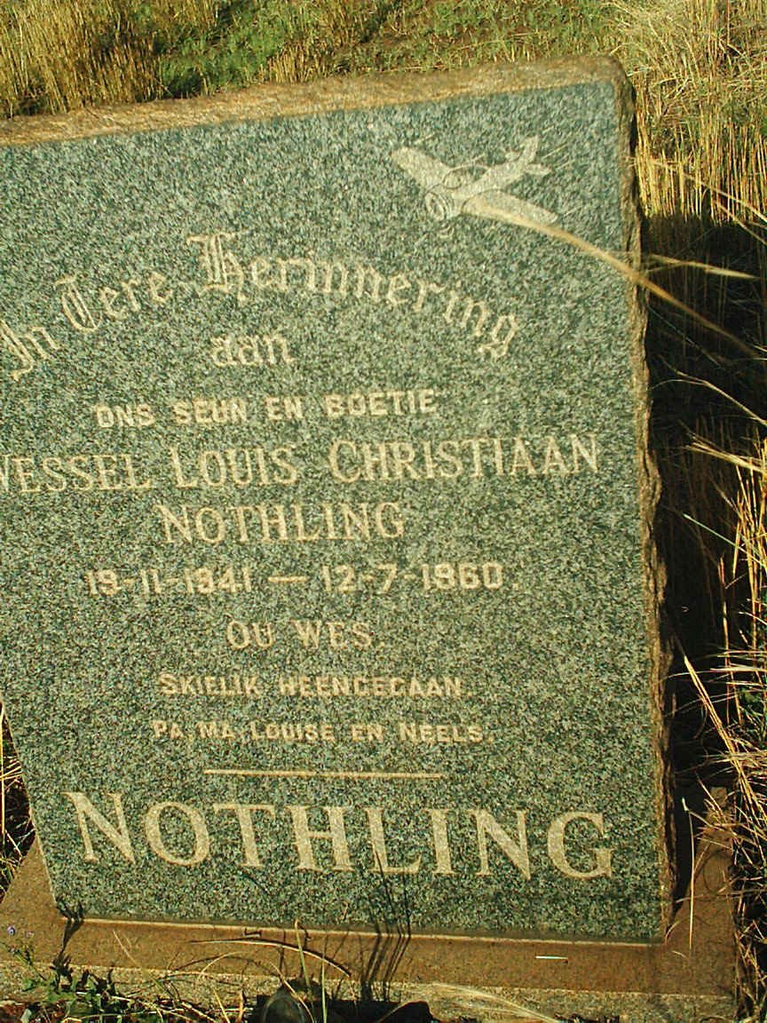 NOTHLING Wessel Louis Christiaan 1941-1960
