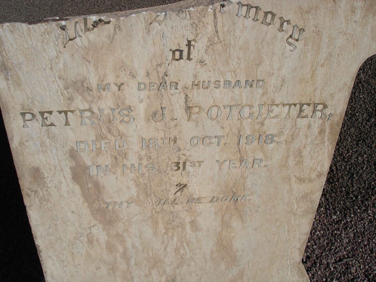 POTGIETER Petrus J. -1918