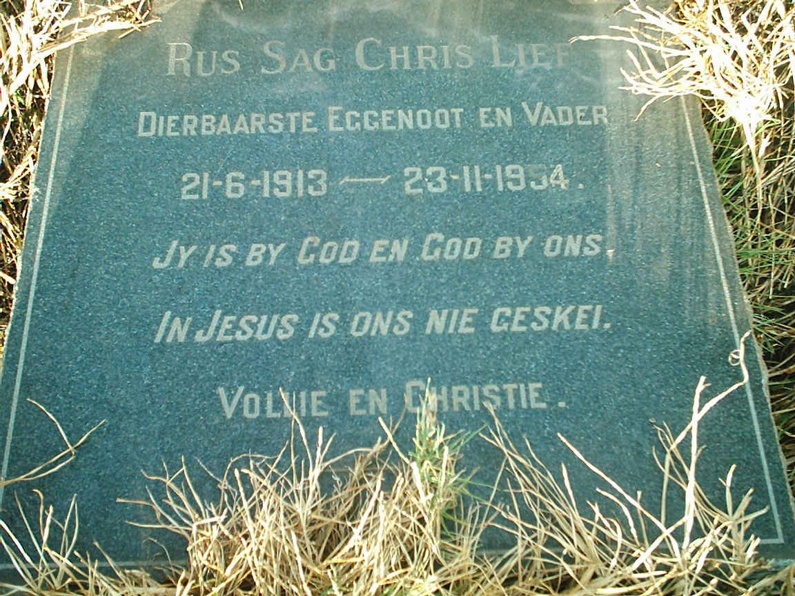 STEENKAMP Chris 1913-1954