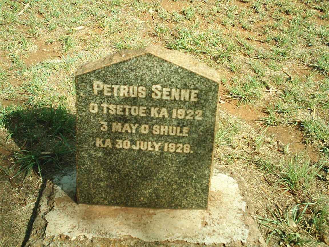 SENNE Petrus 1922-1926