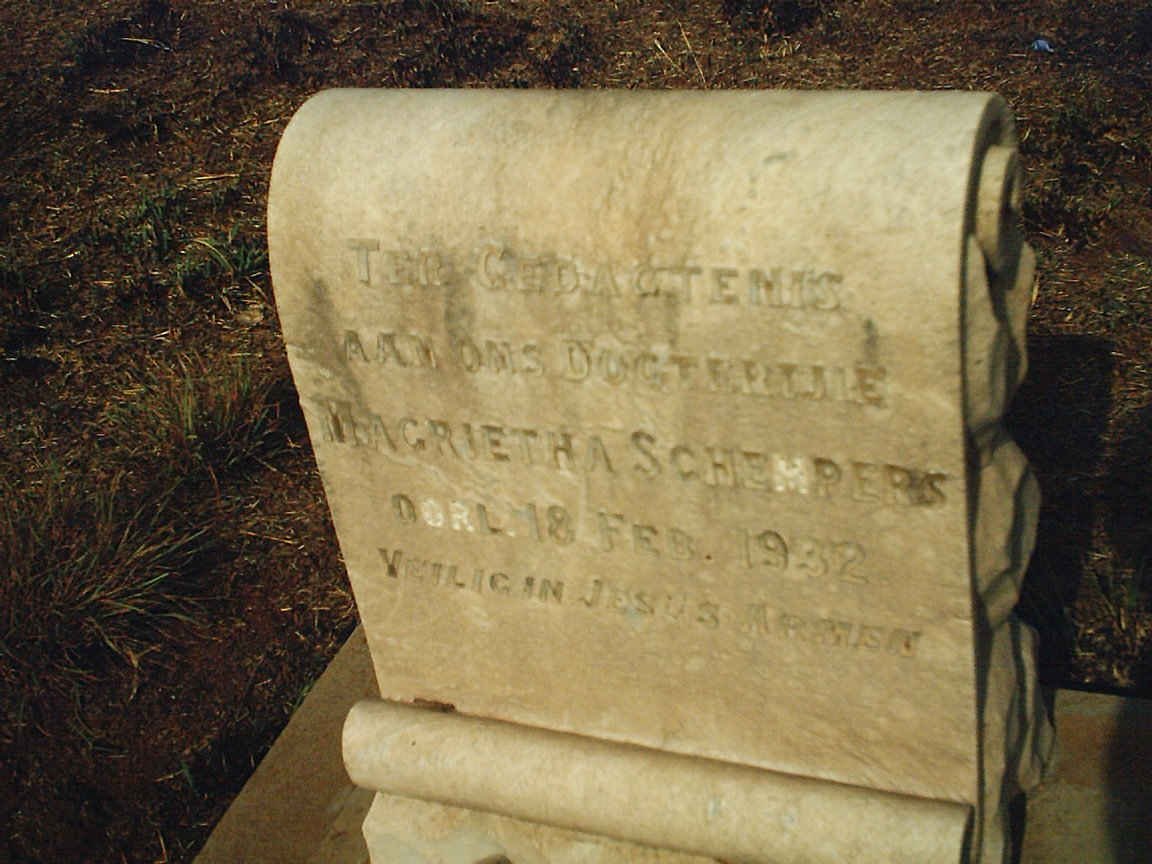 SCHEEPERS Magrietha -1932