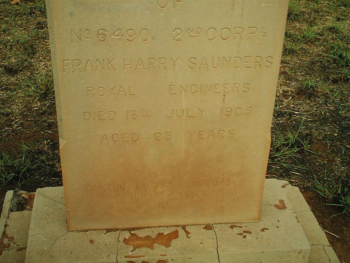 SAUNDERS Frank Harry -1905