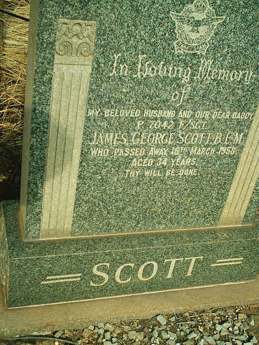 SCOTT James George -1958