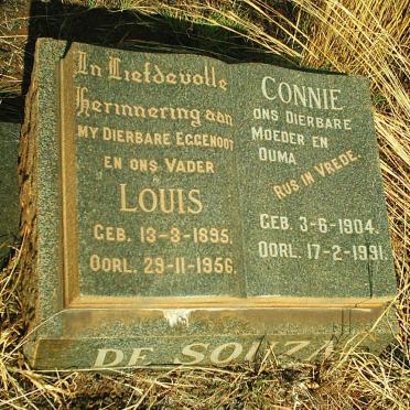 SOUZA Louis, de 1895-1956 &amp; Connie 1904-1991
