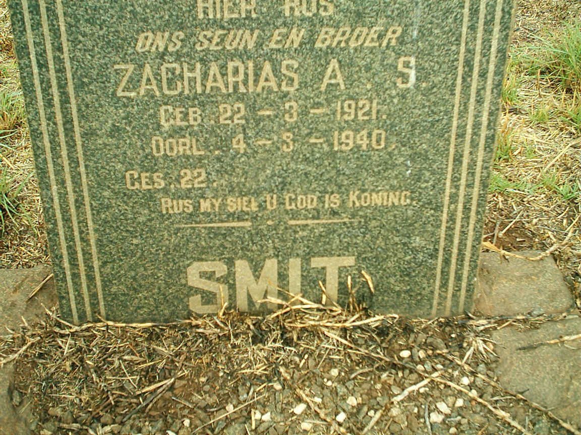 SMIT Zacharias A.S. 1921-1940
