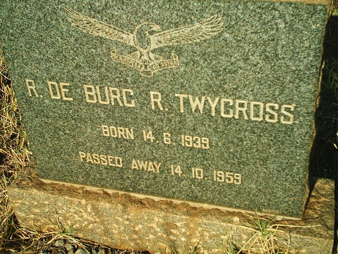TWYCROSS R. de Burg R. 1939-1959