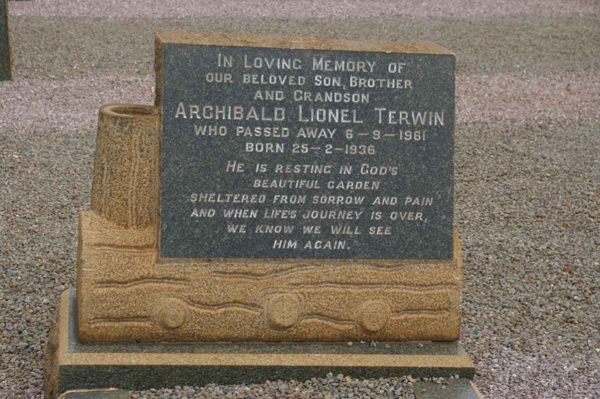 TERWIN Archibald Lionel 1936-1961