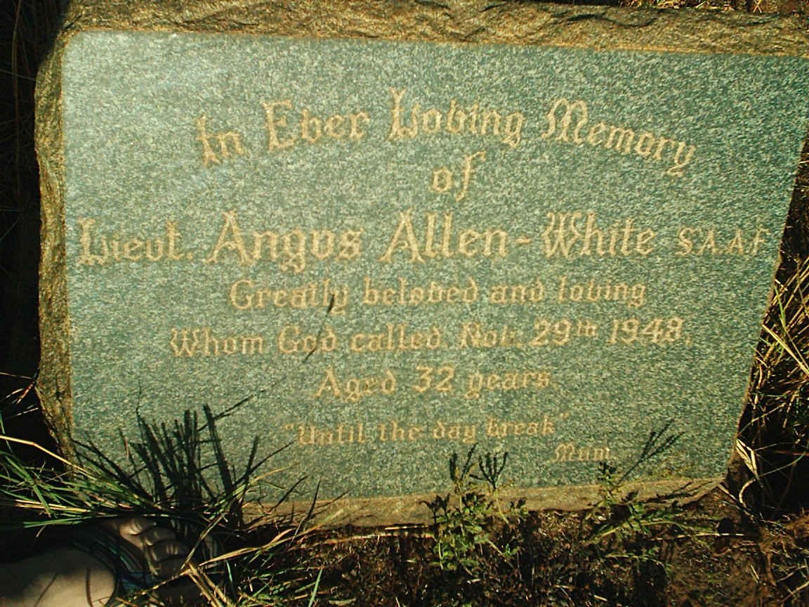 WHITE Angus, Allen -1948