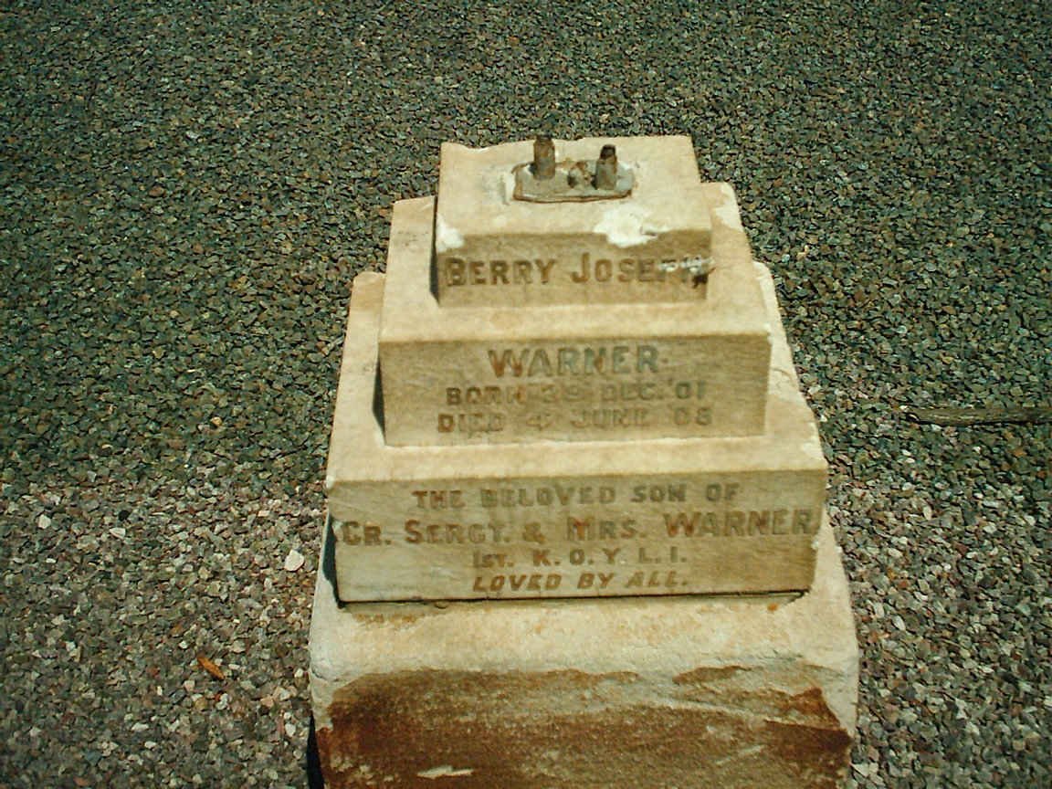 WARNER Berry Joseph 1901-1908