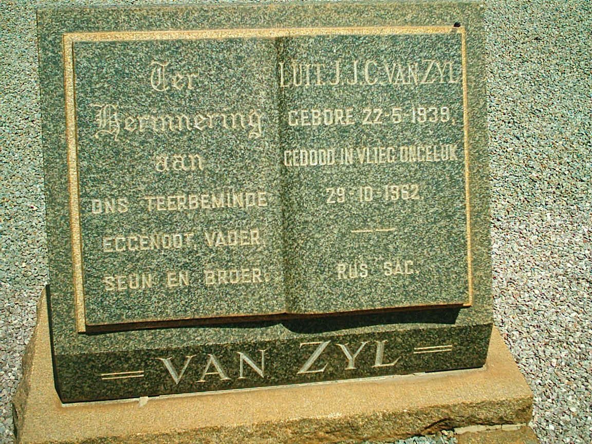 ZYL J.J.C., van 1939-1962