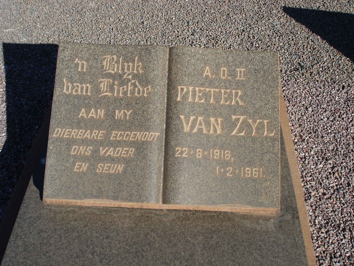 ZYL Pieter, van 1918-1961
