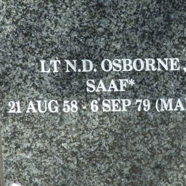 OSBORNE N.D. 1958-1979