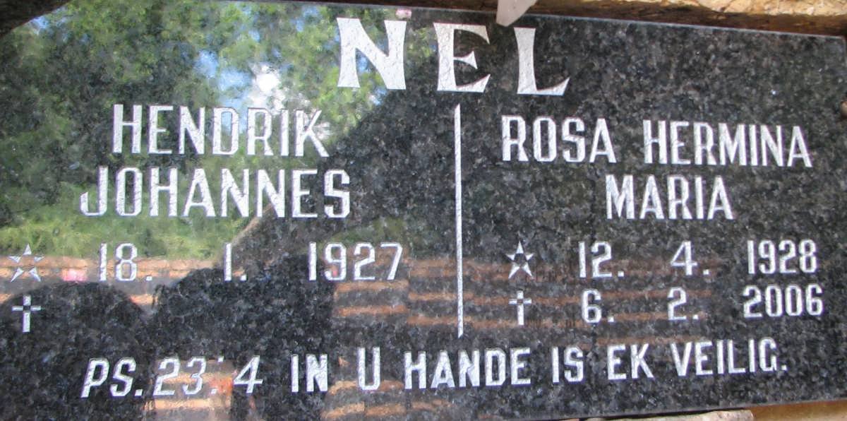 NEL Hendrik Johannes 1937- &amp; Rosa Hermina Maria 1928-2006