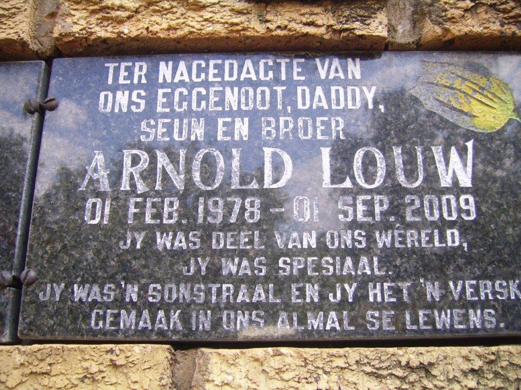 LOUW Arnold 1978-2009