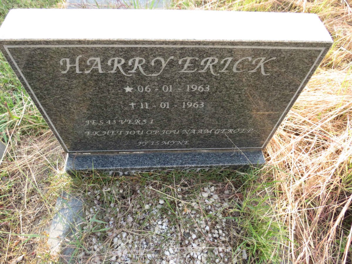 ? Harry Erick 1963-1963