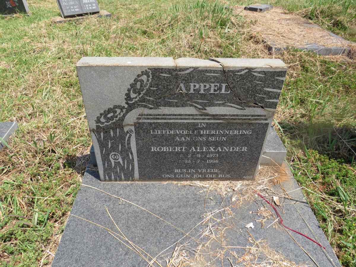 APPEL Robert Alexander 1973-1996