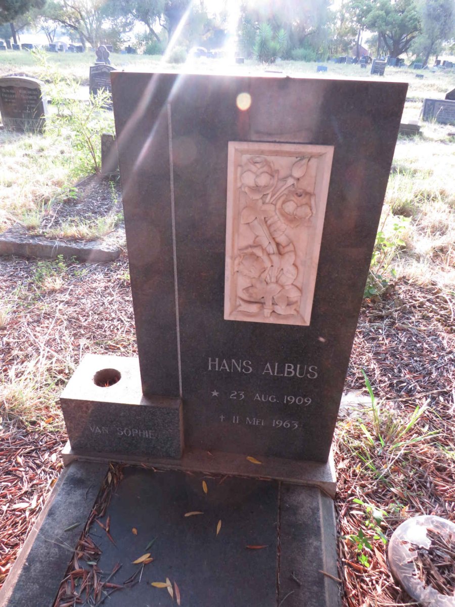 ALBUS Hans 1909-1963 