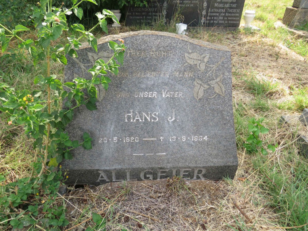 ALLGEIER Hans J. 1920-1964