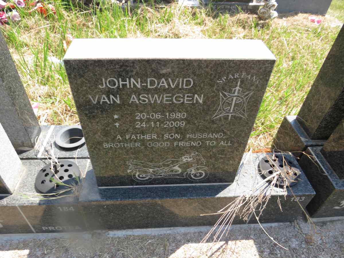 ASWEGEN John-David, van 1980-2009