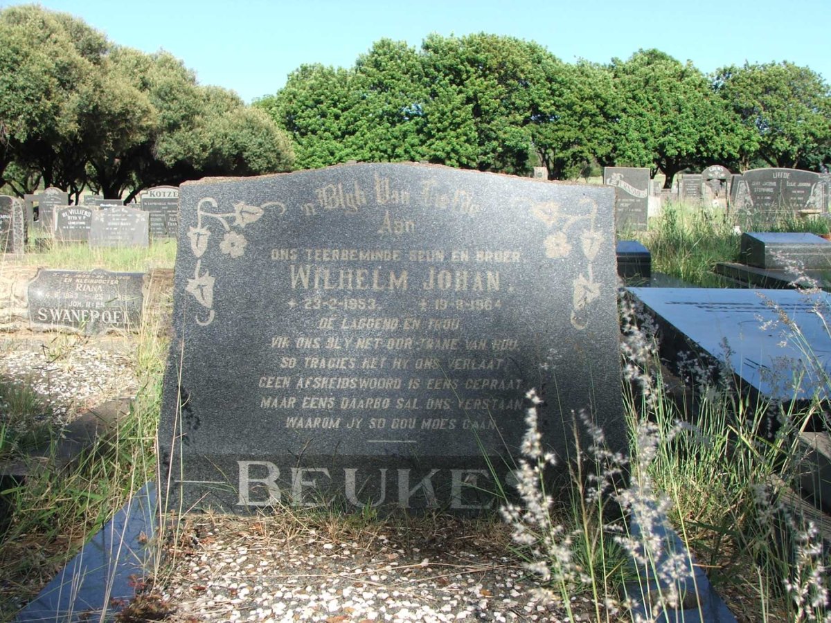 BEUKES Wilhelm Johan 1953-1964