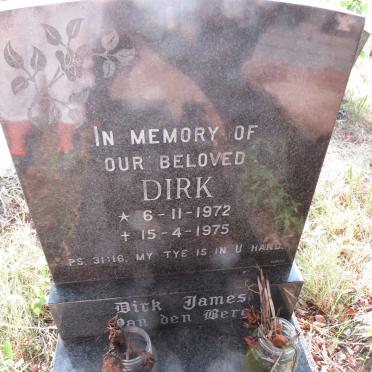 BERG Dirk James, van den 1972-1975