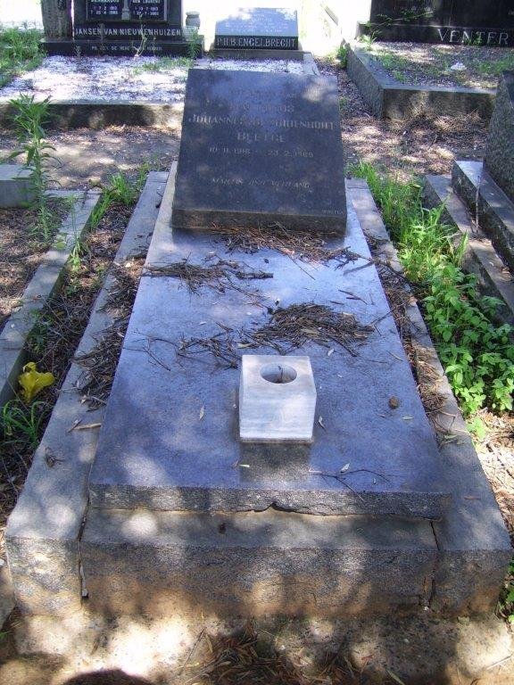 BEETGE Marthinus Johannes Bezuidenhout 1916-1969