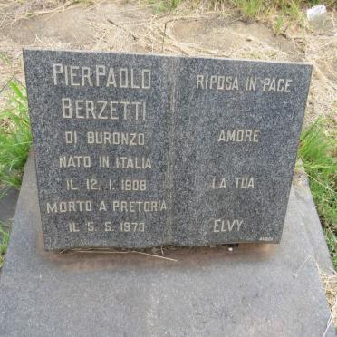 BERZETTI Pier Paolo 1908-1970