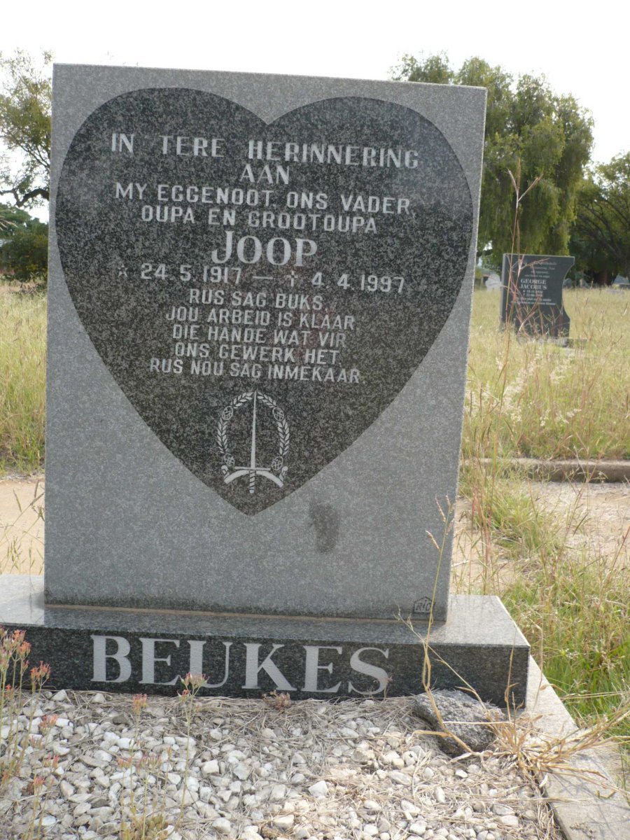BEUKES Joop 1917-1997