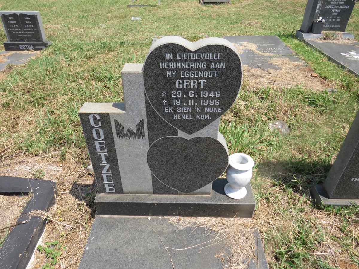 COETZEE Gert 1946-1996