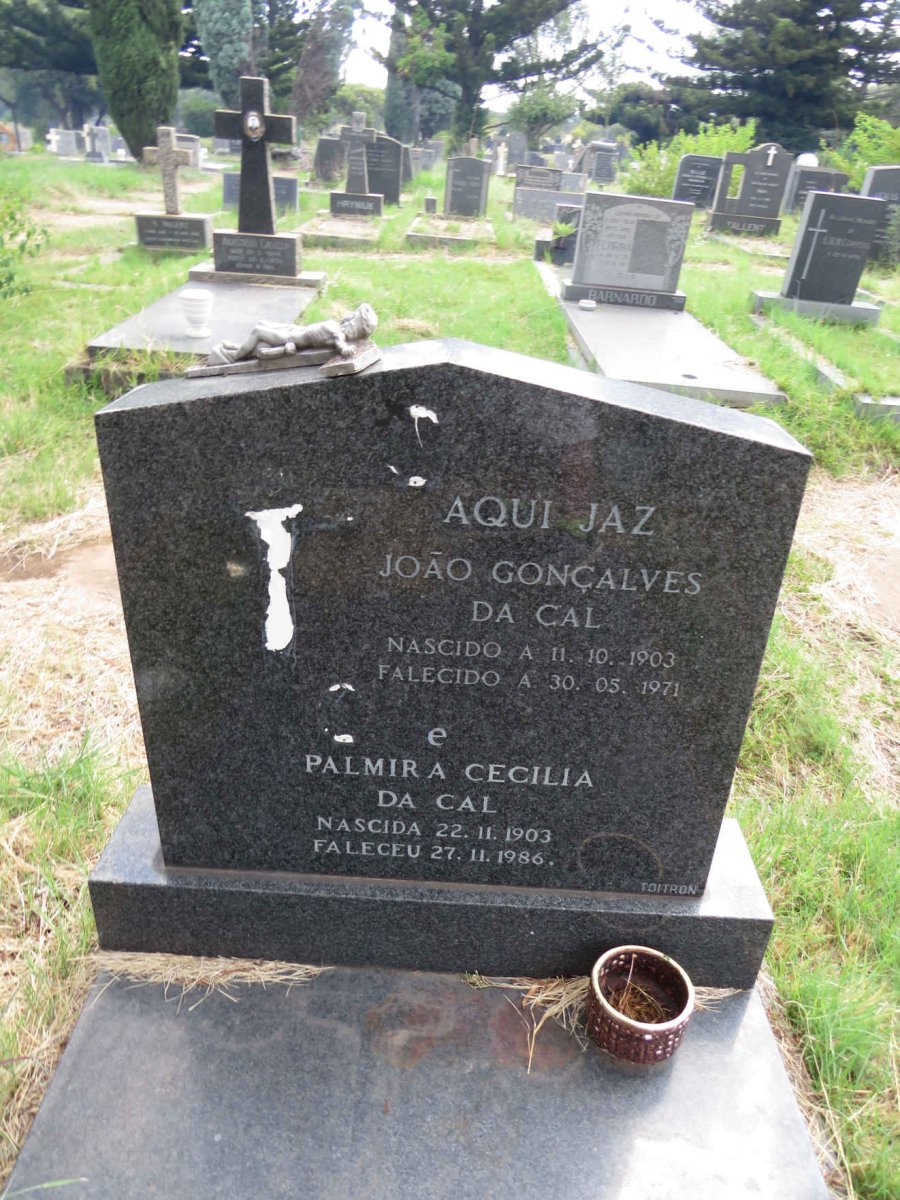 CAL Joao Goncalves, da 1903-1971 & Palmira Cecilia 1903-1986