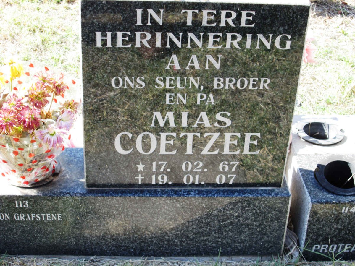 COETZEE Mias 1967-2007