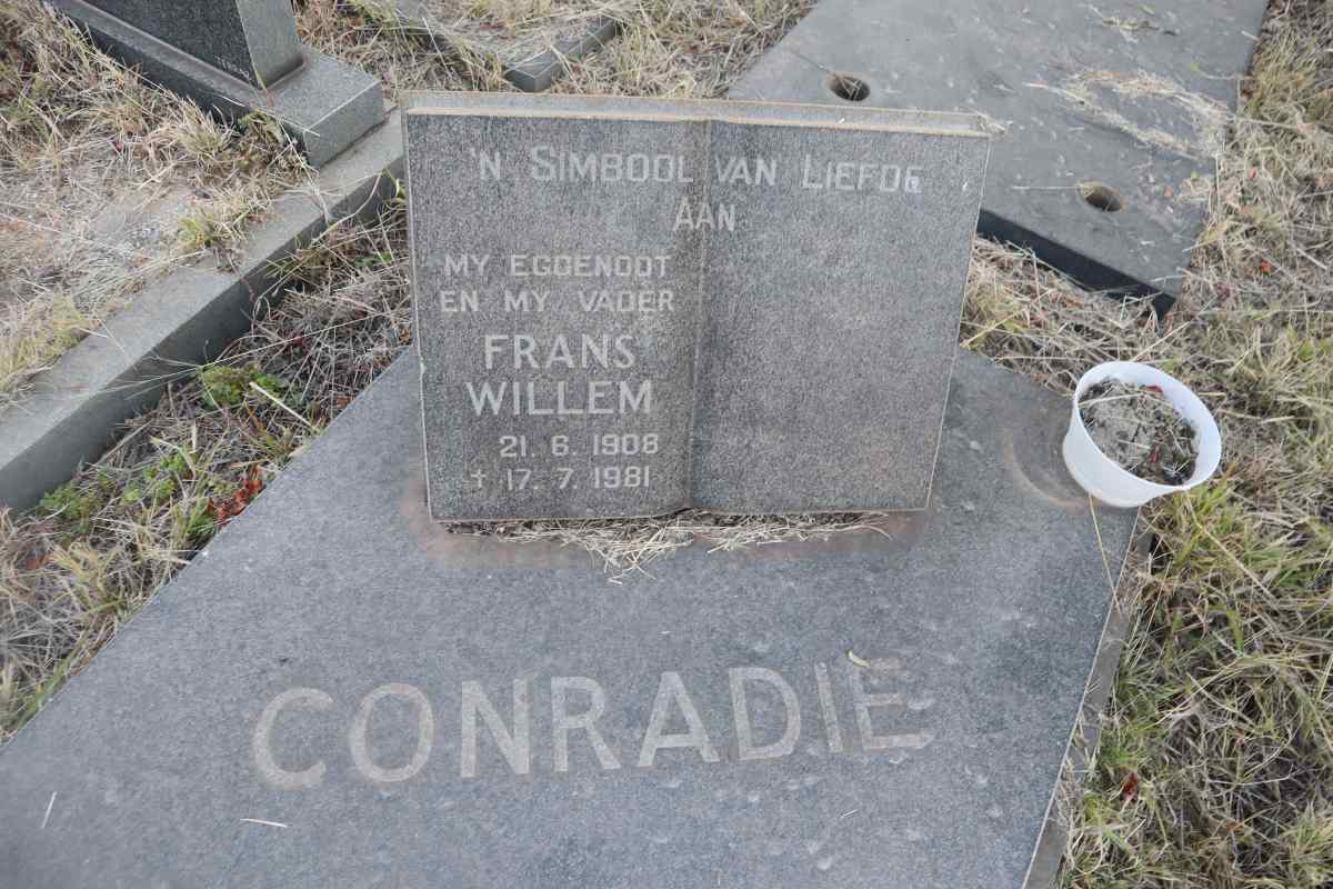 CONRADIE Frans Willem 1908-1981