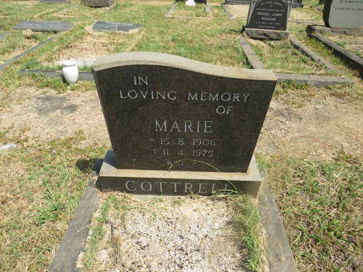 COTTRELL Marie 1906-1975