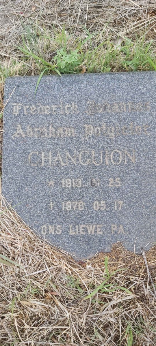 CHANGUION Abraham Potgieter 1913-1976 