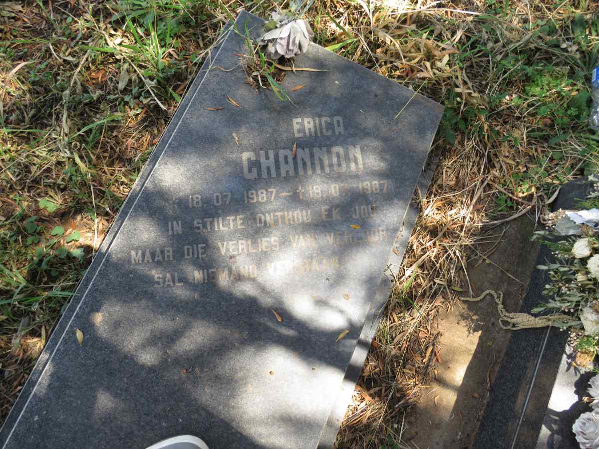 CHANNON Erica 1987-1987
