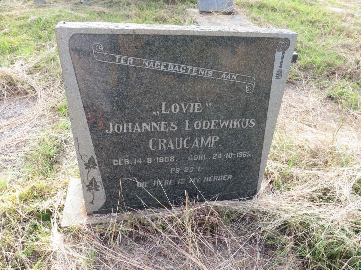 CRAUCAMP Johannes Lodewikus 1908-1965